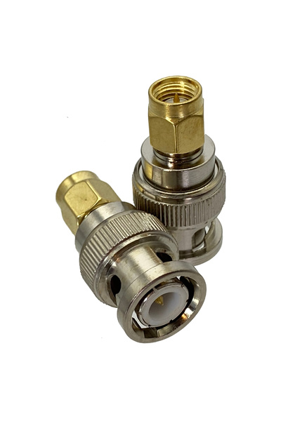 Choice3 محول RF من نوع BNC ذكر إلى SMA ذكر (قطعة واحدة) مع قابس ذكر ومقبس أنث...