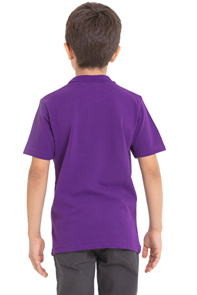 redbug kids Σχολικό μπλουζάκι με λαιμόκοψη πόλο από χτενισμένο βαμβάκι