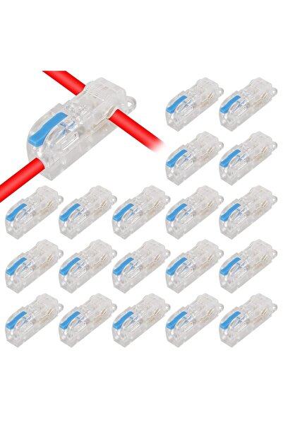 Choice وصلة توصيل سلكية T Tap 1 في 1 مخرج 20 قطعة وصلة توصيل سلكية T Tap 1 في...