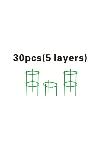 Choice1 5 Layers (30 pcs) 30/60/90pcs Adjustable 5/10/15 Tier Plastic Plant S...