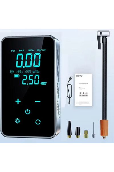 Choice Battery Powered 1Set Car Wireless Air Pump 150psi Touch Screen Portable Electric Tire Inflation For