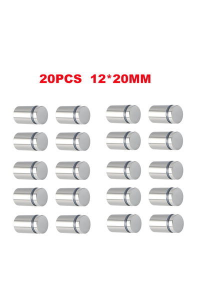 choice2 20 قطعة من مسامير التثبيت الإعلانية مقاس 12×20 مم، مصنوعة من الفولاذ ...
