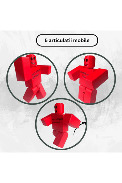 Lulu's Prints Coolkidd articulated figurine, C00lkidd Forsaken Roblox, plastic, 3D printed, 92x20x72 mm