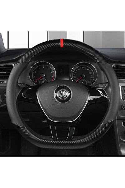 Choice D Shape Black Universal D Shape Car Steering Wheel Cover Breathable An...