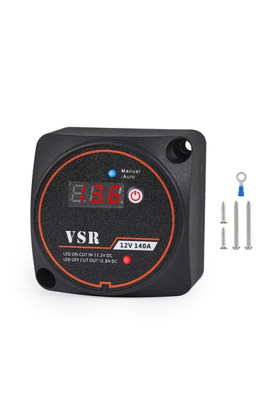 Choice قطعة واحدة من عازل البطارية الذكي المزدوج CNSPEED 12 فولت 140 أمبير مرحل حساس للجهد VSR شحن مقسم مع