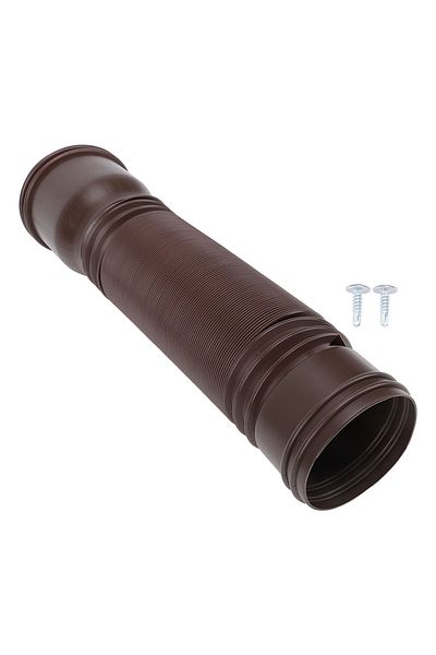 Choice brown Drain Downspout Extender Rain Gutter Downspout Extension Flexible PE Extendable Drain Away Ext