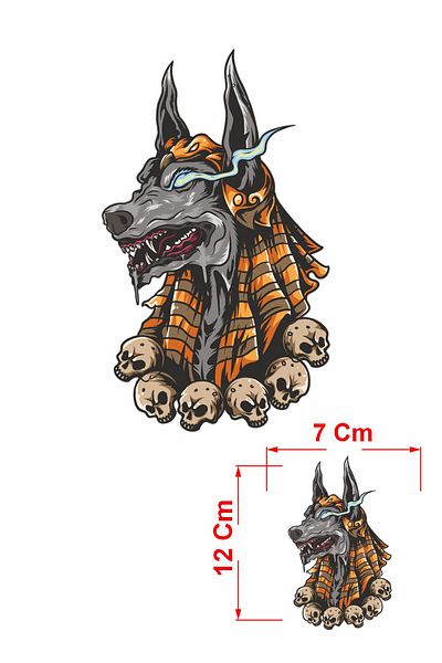 stickerusta Anubis Old Egypt Car Auto Motorcycle Sticker 00055