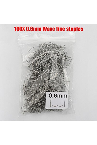 Choice4 0.6mm W 100pcs Hot Stapler Welding Kit - 100-600Pcs Precut Wave Nails...