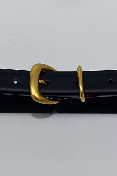 Calvin Klein Női 25 mm-es klasszikus fémcsatos öv - fekete