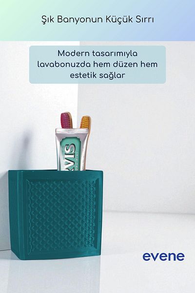 Evene Θήκη οδοντόβουρτσας Βάση οδοντόβουρτσας Βάση οδοντόβουρτσας Σκούρο πράσινο χρώμα για μοντέλο 92