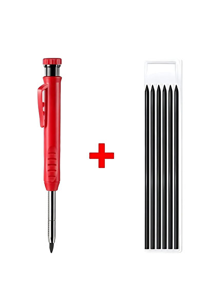 Choice قلم رصاص نجار صلب من طرازين مع رصاص قابل لإعادة التعبئة ومبراة مدمجة ل...