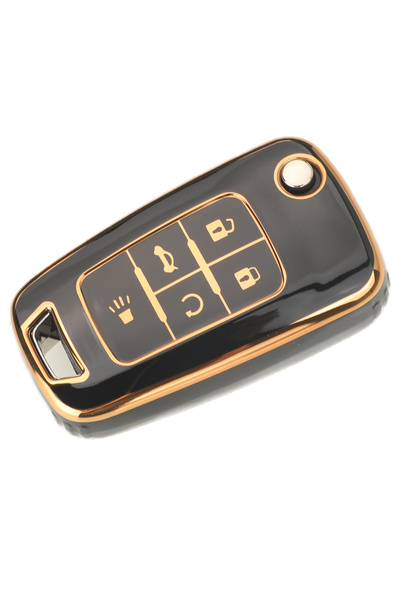 Choice6 5 حافظات مفاتيح سيارة سوداء من مادة TPU الناعمة من جينغيوكين، 2/3/4/5...