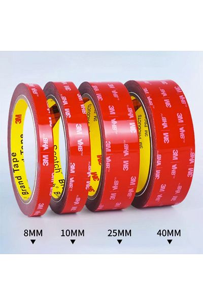 3M 10mm-3m 0.39-118in VHB double-sided adhesive stickers strong adhesive sponge tape car car VHB wat