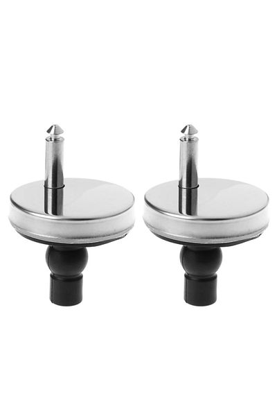 Choice A 2x Toilet Seat Hinges Top Close Soft Release Quick Fitting Heavy Duty Hinge Pair Hinge Screw Toil.