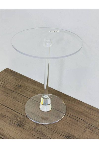 Al Saada Home طاولة خدمة أكريليك مفردة 40×40×55 سم