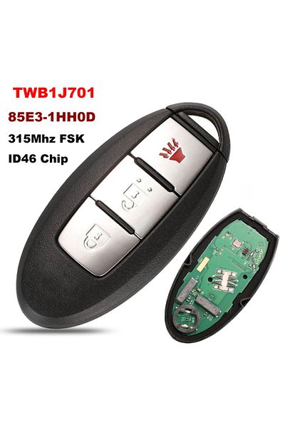Choice jingyuqin TWB1J701 85E3-1HH0D Remote Car Key 315MHz ID46/pcf7952 For NISSAN March Sunny Tiida Liv...