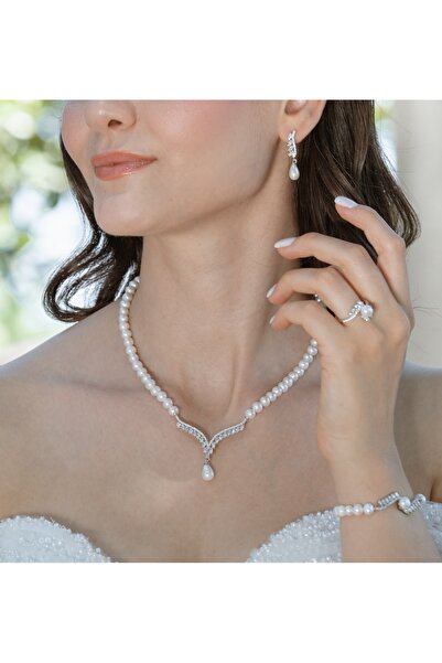 İLK İNCİ TAKI Gerçek Doğal İnci Set – ST005