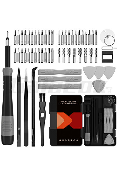 Choice 58 in 1 Gray 58 in 1 Precision Screwdriver Set with Torx T5 T6 T8 Mini Repair Tool Kit for Computer