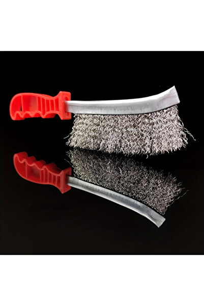 Choice 2 قطعة فرشاة سلكية من نوع فرشاة مطلية بالنحاس بمقبض بلاستيكي لتنظيف ال...