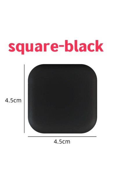 Choice7 8 قطع من سدادات الأبواب المربعة السوداء، مصنوعة من السيليكون، مضادة ل...