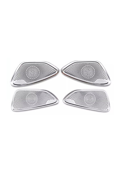 Choice3 Silver-Car door Car Horn Cover Door Horn Protective Cover Dashboard H...