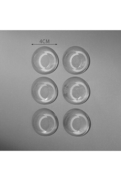 Choice21 4x4cm Round-6pcs 6pcs Silicone Door Stopper Stickers Handle Bumpers ...