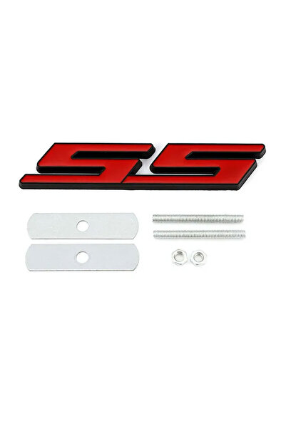 Choice7 شعار معدني ثلاثي الأبعاد أحمر وأسود لشبكة التهوية الأمامية، ملصق شعار...