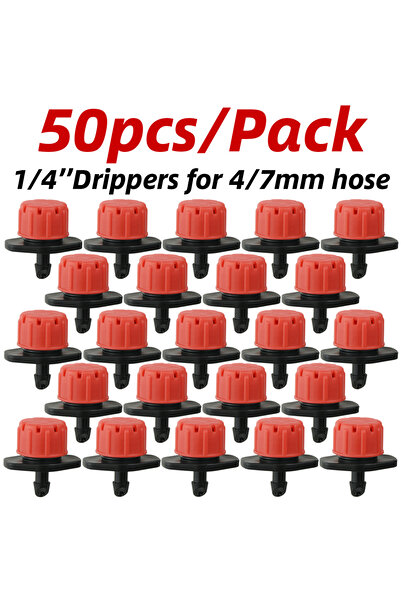Choice9 H-Dripper-50pcs 1-50pcs Barbed Connectors Irrigation Fittings Drip Ir...