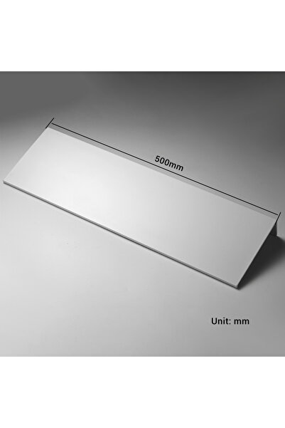 Choice رفوف عائمة من سبائك الألومنيوم باللون الأبيض مقاس 50 سم لغرفة المعيشة،...