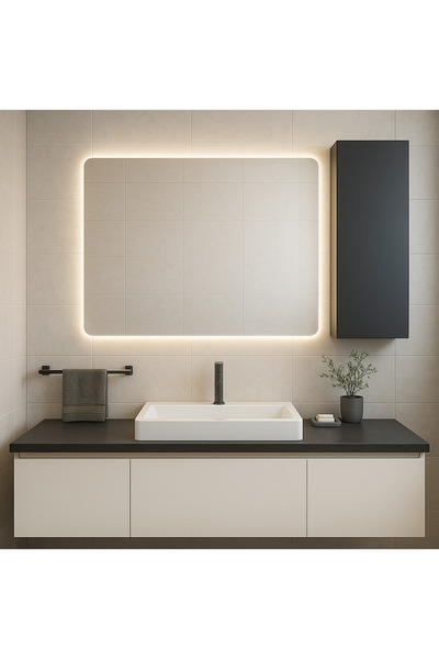 Buğulanmayan Ledli Banyo Aynası 70x80 cm