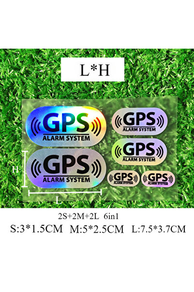 Choice 6in1 GPS-Reflective laser 1SET GPS Reflective Laser Motorcycle Sticker...