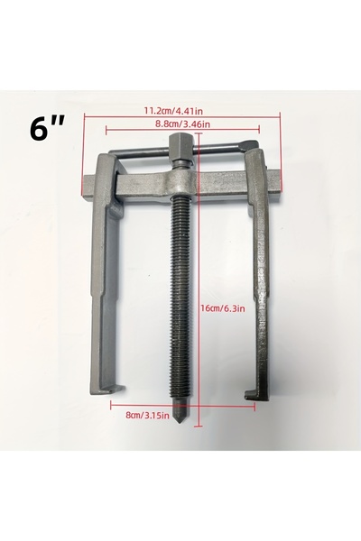 Choice1 6 inch puller 1 Pack 3/4/6/8 Inch 2-Jaw Puller Bearing Removal Tool C...