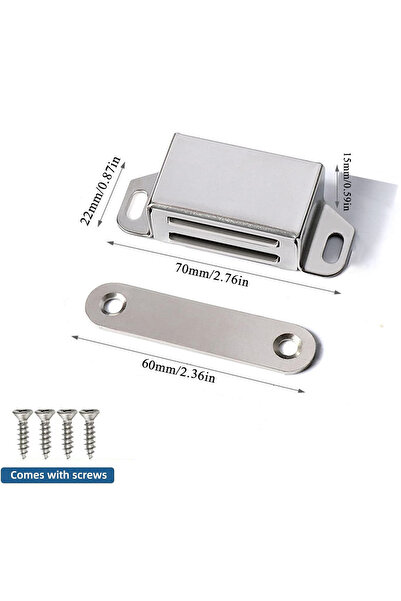 Choice3 10pcs Mini Cabinet Magnetic Catch,Door Catch with Strong Magnetic for...