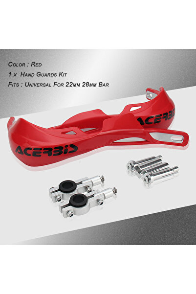 Choice1 22 28mm Red 22MM 28MM Motorcycle Hand Guards Handle Protector Handgua...
