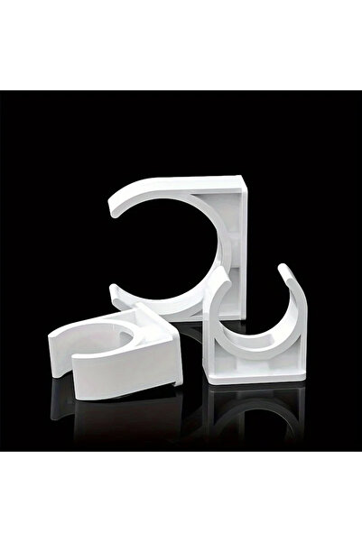 choice2 مشابك بيضاء على شكل حرف U مقاس 2 سم، 10 قطع، لتثبيت أنابيب المياه ومن...