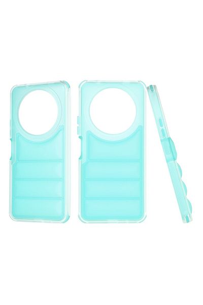 Rao Case compatible with Xiaomi Redmi A3, Protection, Wave Shield, H62, Plastic, Turquoise