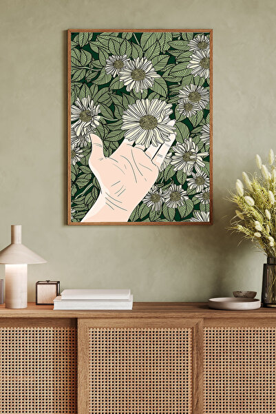 Dekorsiahome Εικόνα με ξύλινο πλαίσιο μονοκόμματο TK0837