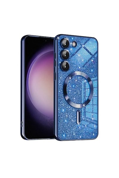 Rao Husa compatibila cu Samsung Galaxy S23 Plus, Protection, Luxury Glitter MagSafe, W65, Plastic, D