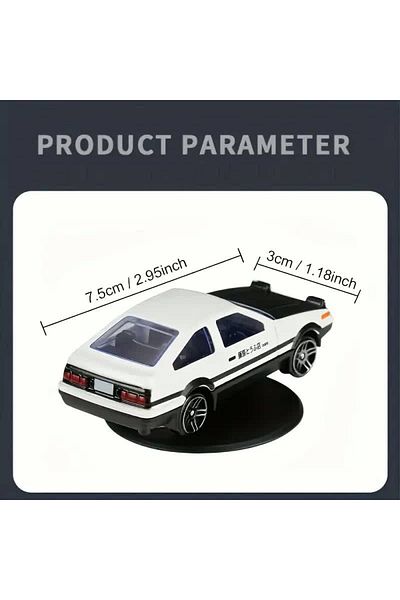 Choice 1pcs car Racing dashboard decoration-rotating and floating design,AE86 inspired car decoration,flash