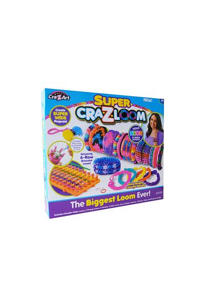 CrazArt Set de joaca pentru copii Super Loom razboi de tesut bratari