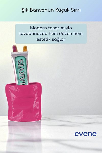 Evene Θήκη οδοντόβουρτσας Βάση οδοντόβουρτσας Βάση οδοντόβουρτσας Φούξια Χρώμα Μοντέλο 80