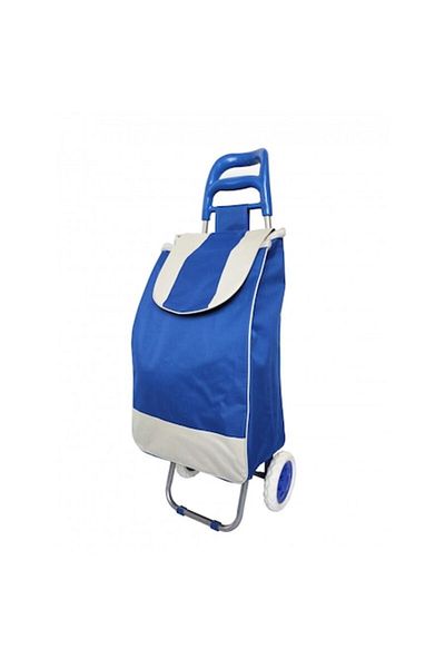 OEM Cărucior de cumpărături pliabil cu 2 roți, 38X20X96 CM, 38L, Grunberg, BF206, Albastru