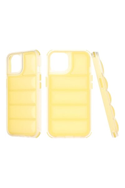 Rao Carcasă compatibilă cu iPhone 14, Grip, Wave Shield, R72, Plastic, Galben...