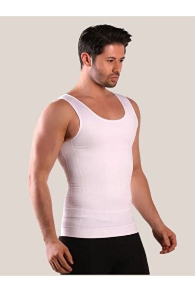 Fitsauna Men's Sports Slim Singlet Type Toning and Firming Belly Slimming Corset Sports Singlet