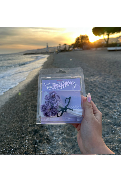 ENES MEDYA LOVEWHEELS MOR MİNİ ÇİÇEK BUKETİ