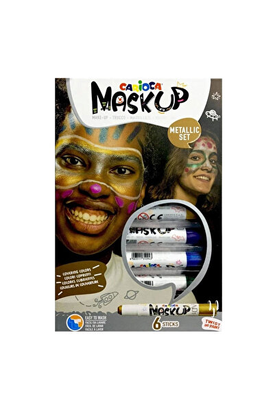 CARIOCA Metalik Yüz Boyası 6x6gr 43155