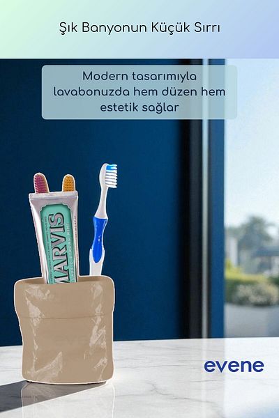 Evene Θήκη οδοντόβουρτσας Βάση οδοντόβουρτσας Βάση οδοντόβουρτσας Βιζόν Χρώμα Μοντέλο 80
