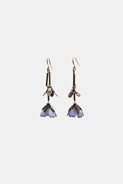 Stradivarius Flower dangle earrings