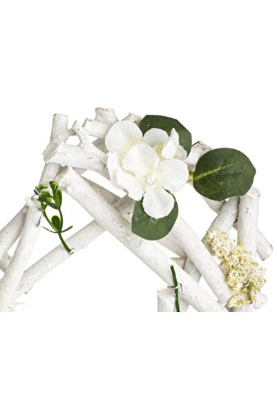 OEM Hanging Decorative Heart Woven Model, Vintage Look, White Color