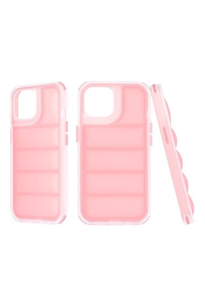 Rao Husa compatibila cu iPhone 15, Protection, Wave Shield, M61, Plastic, Pinky